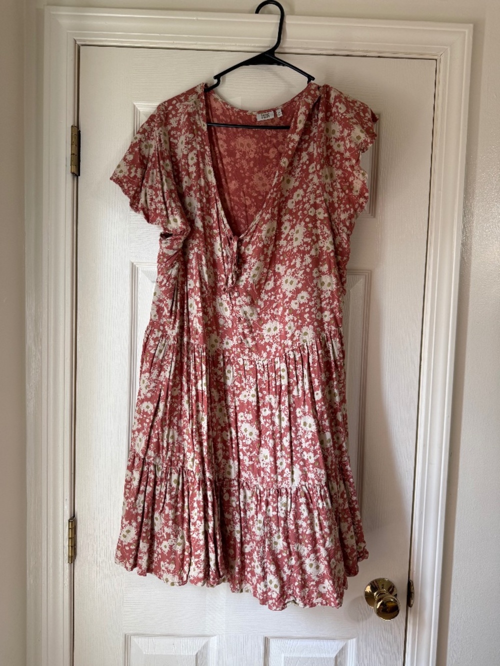 True Craft Pink Floral Mini Dress
